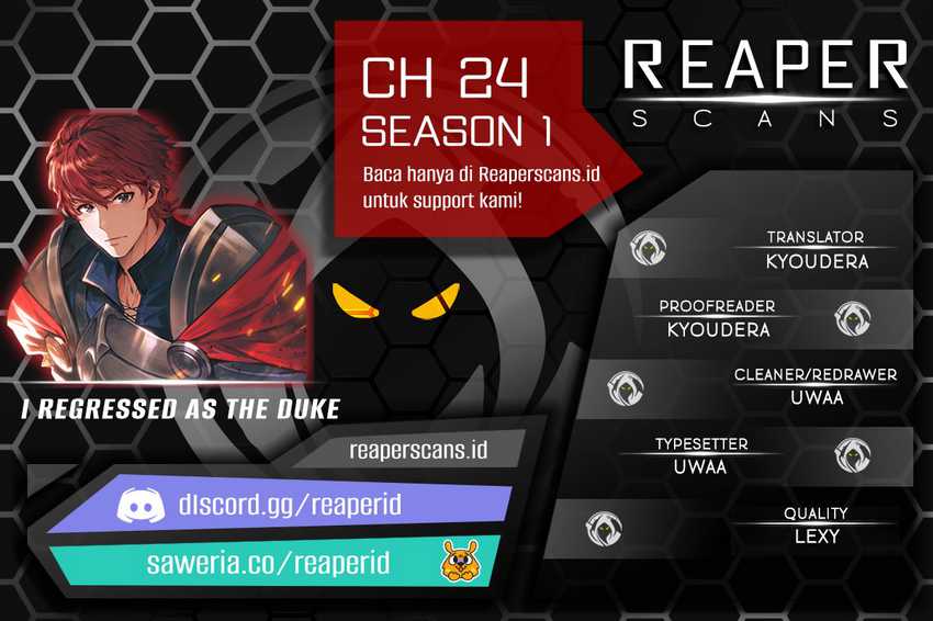 I Regressed As The Duke Chapter 24 halaman 1