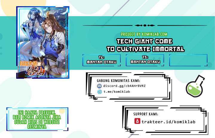 Tech Giant Come to Cultivate Immortal Chapter 24 halaman 1