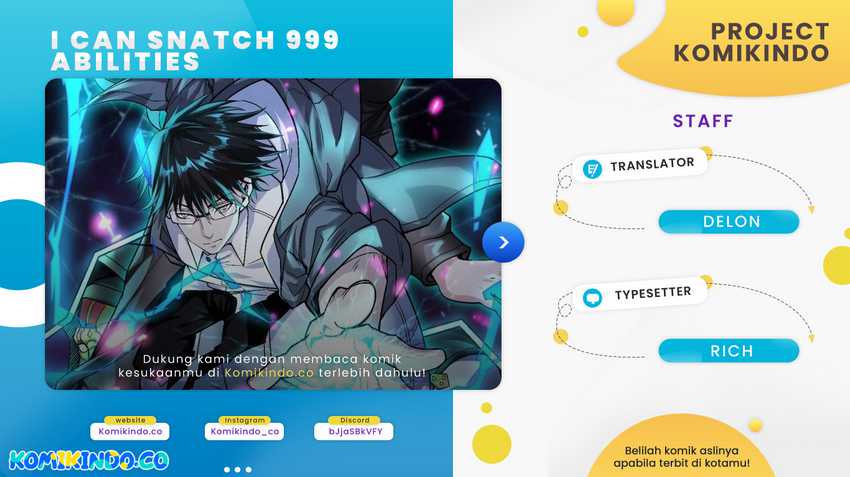 I Can Snatch 999 Types of Abilities (Your Abilities Are Mine/ I Have 999 Abilities) Chapter 77 halaman 1