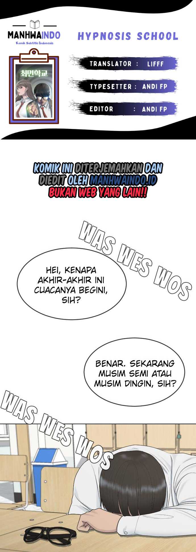 Hypnosis School Chapter 38 halaman 1