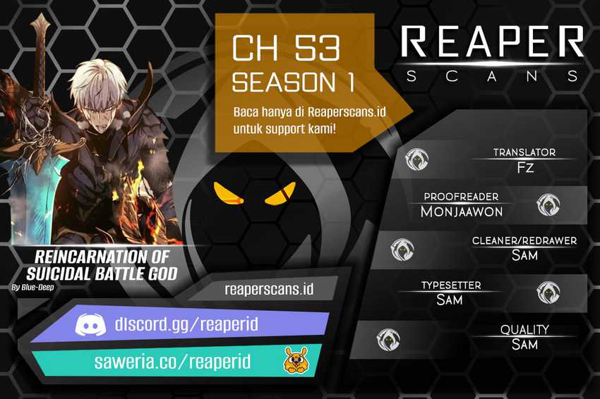 Reincarnation of the Suicidal Battle God (Doom Breaker) Chapter 53 halaman 1