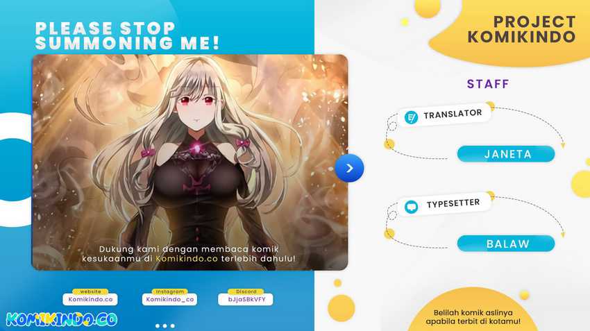 Please Stop Summoning Me! Chapter 30 halaman 1