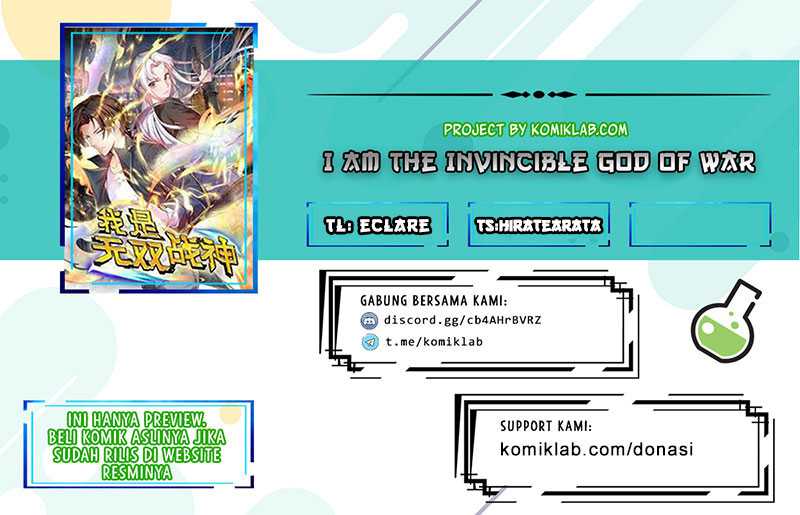 I Am the Invincible God of War (I Am The Warriors God Of War) Chapter 69 halaman 1