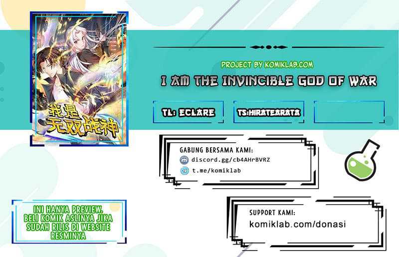 I Am the Invincible God of War (I Am The Warriors God Of War) Chapter 72 halaman 1