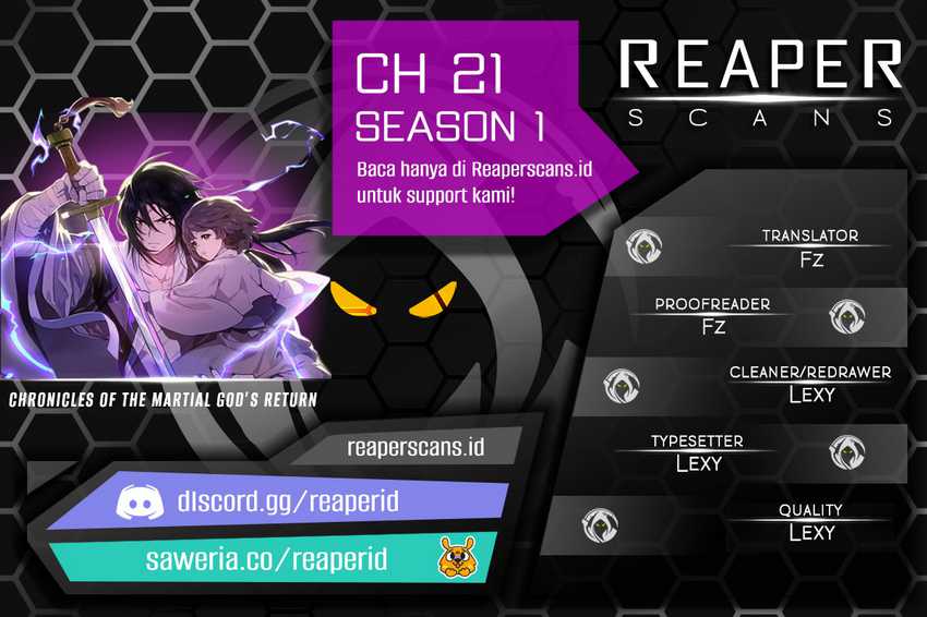 Chronicles Of The Martial God’s Return Chapter 21 halaman 1