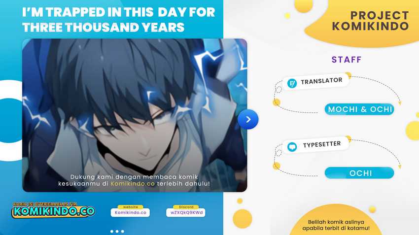 I’m Trapped In This Day For Three Thousand Years Chapter 0 halaman 1